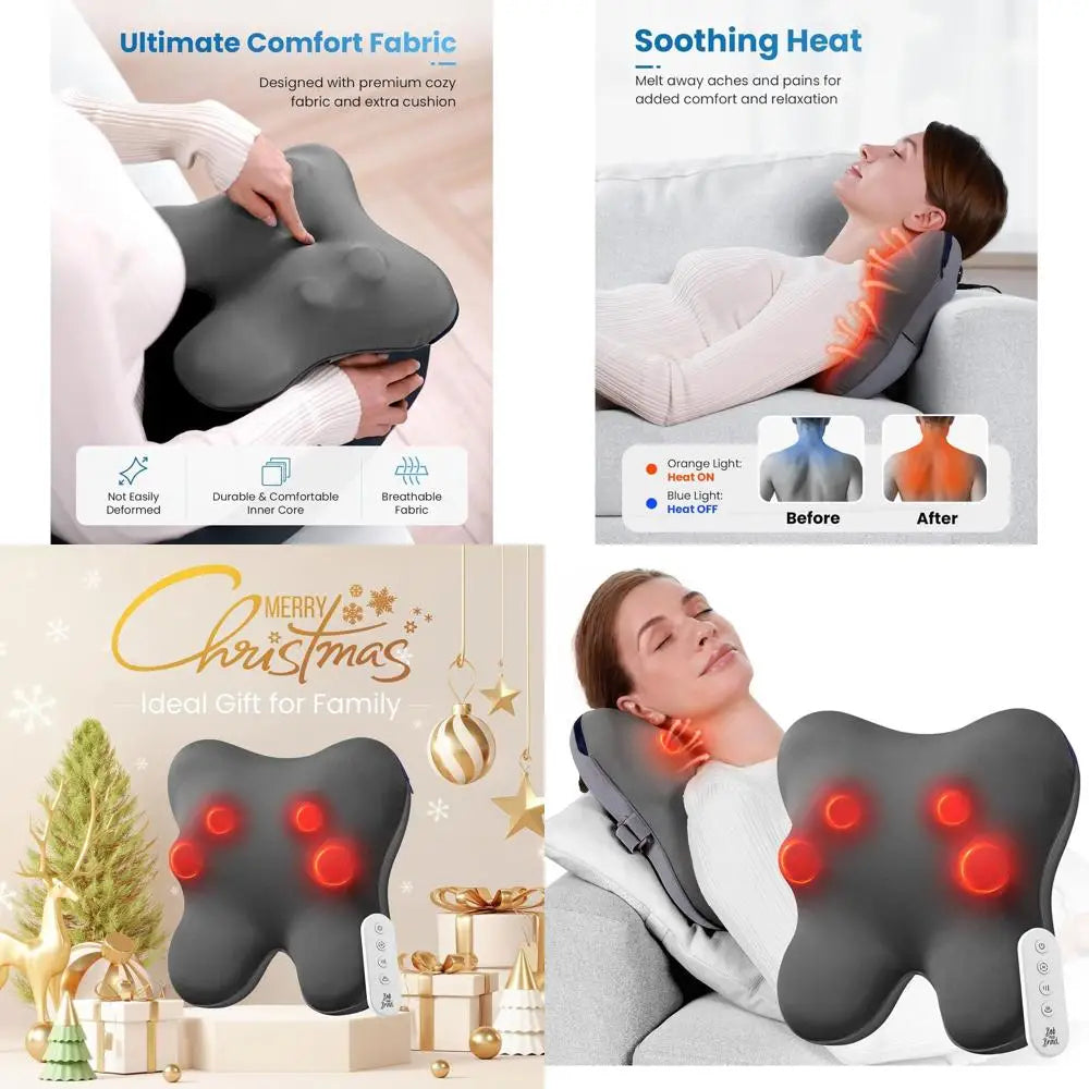 Heated Shiatsu Massager with Remote
