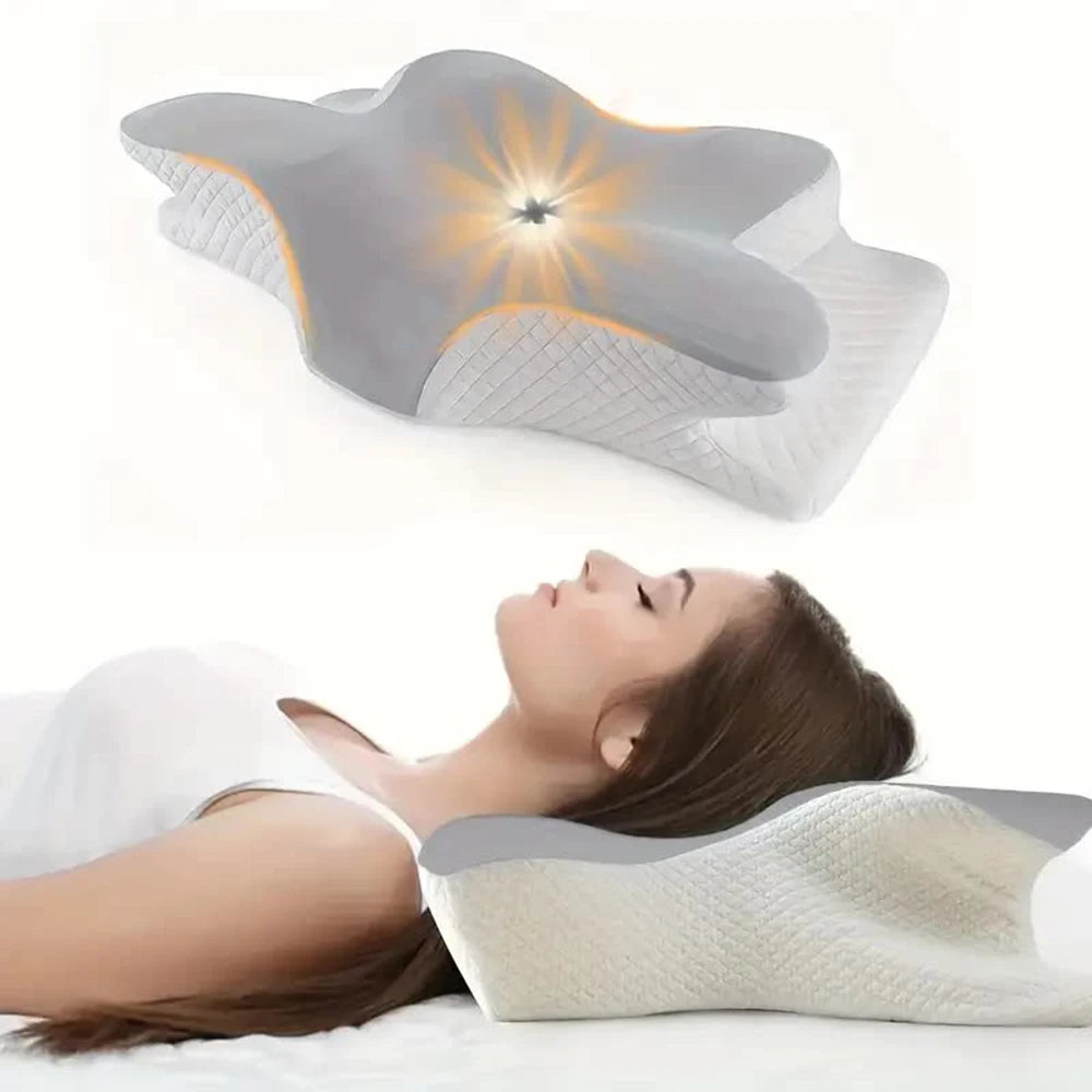 Butterfly Memory Foam Cervical Pillow
