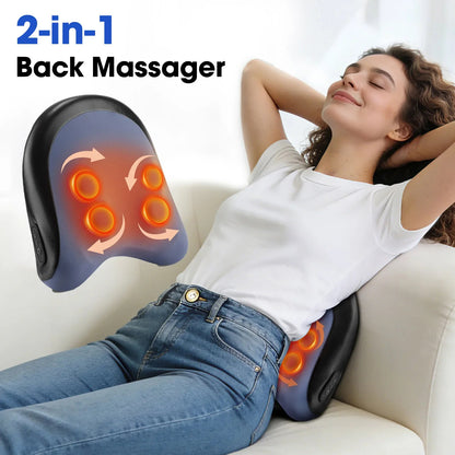 2-in-1 Heated Back Massager