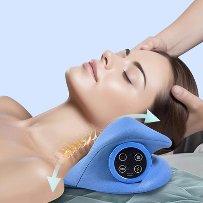 USB Cervical Massage Pillow with Heat & Vibration