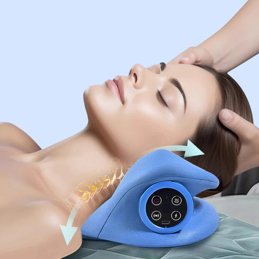 USB Cervical Massage Pillow with Heat & Vibration