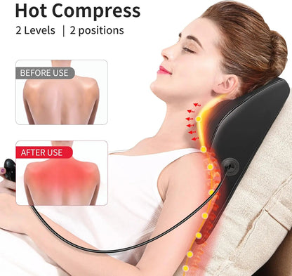 3D Kneading Back Massager with Heat