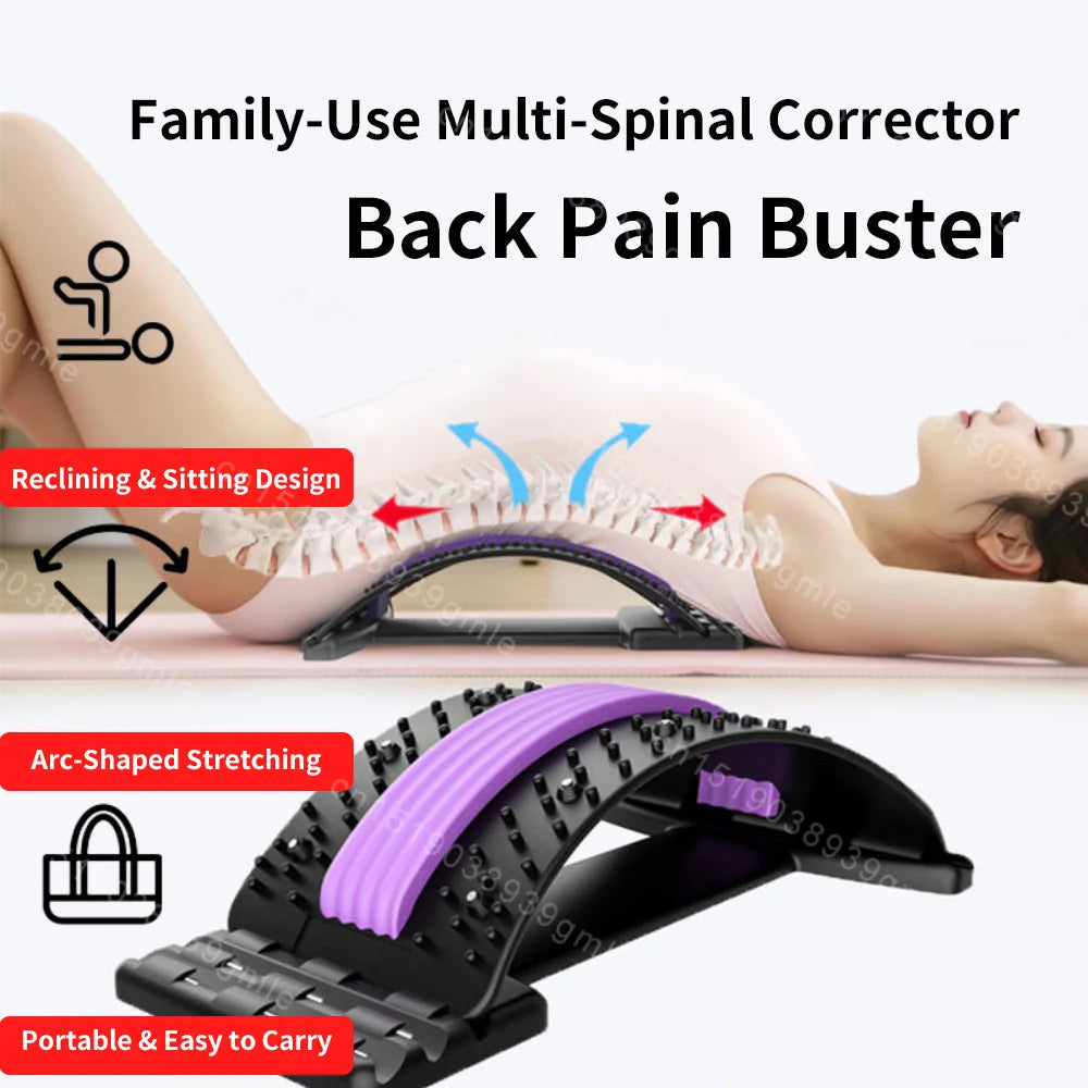 Adjustable Back Stretcher Massager