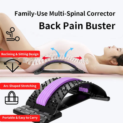 Adjustable Back Stretcher Massager