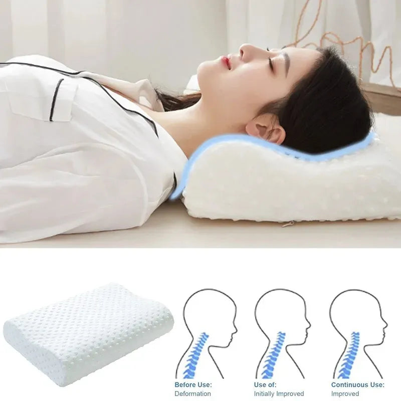 Adjustable Orthopedic Contour Memory Foam Pillow