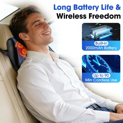 2-in-1 Heated Back Massager