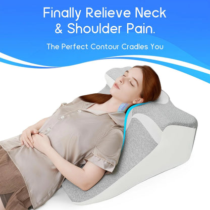 Ergonomic Bed Wedge Pillow