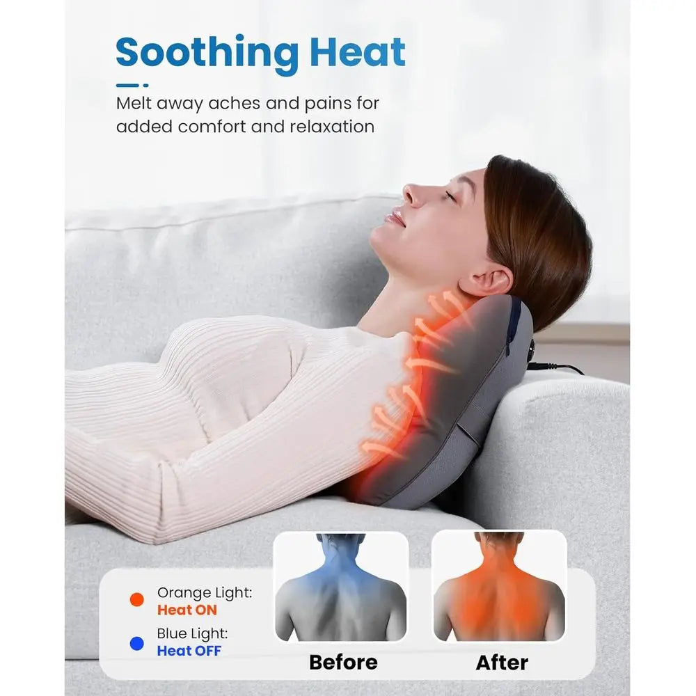 Heated Shiatsu Massager with Remote
