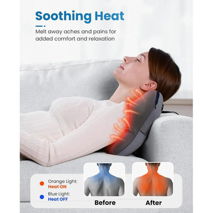 Heated Shiatsu Massager with Remote