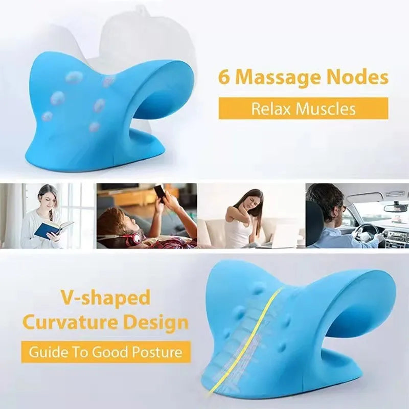 Cervical Neck Stretcher Massage Pillow