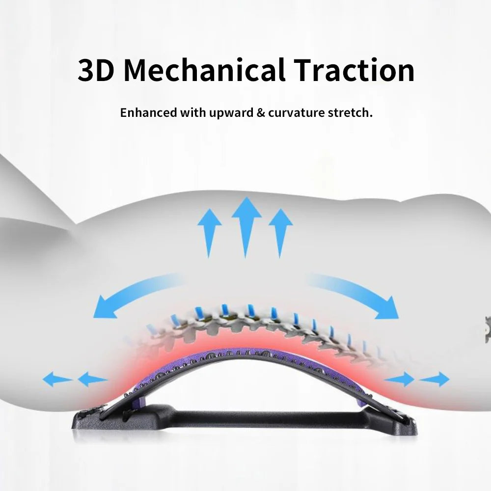 Adjustable Back Stretcher Massager