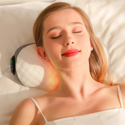 USB Heated Neck Massager Pillow