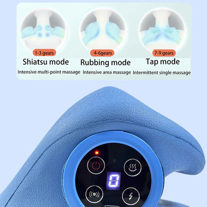 USB Cervical Massage Pillow with Heat & Vibration