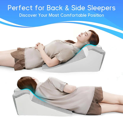 Ergonomic Bed Wedge Pillow