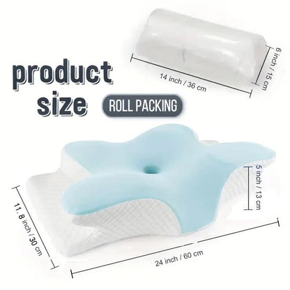 Butterfly Memory Foam Cervical Pillow